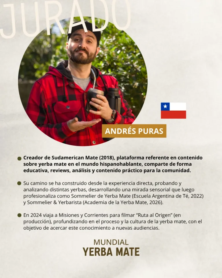 Jurado internacional del Mundial de la Yerba Mate