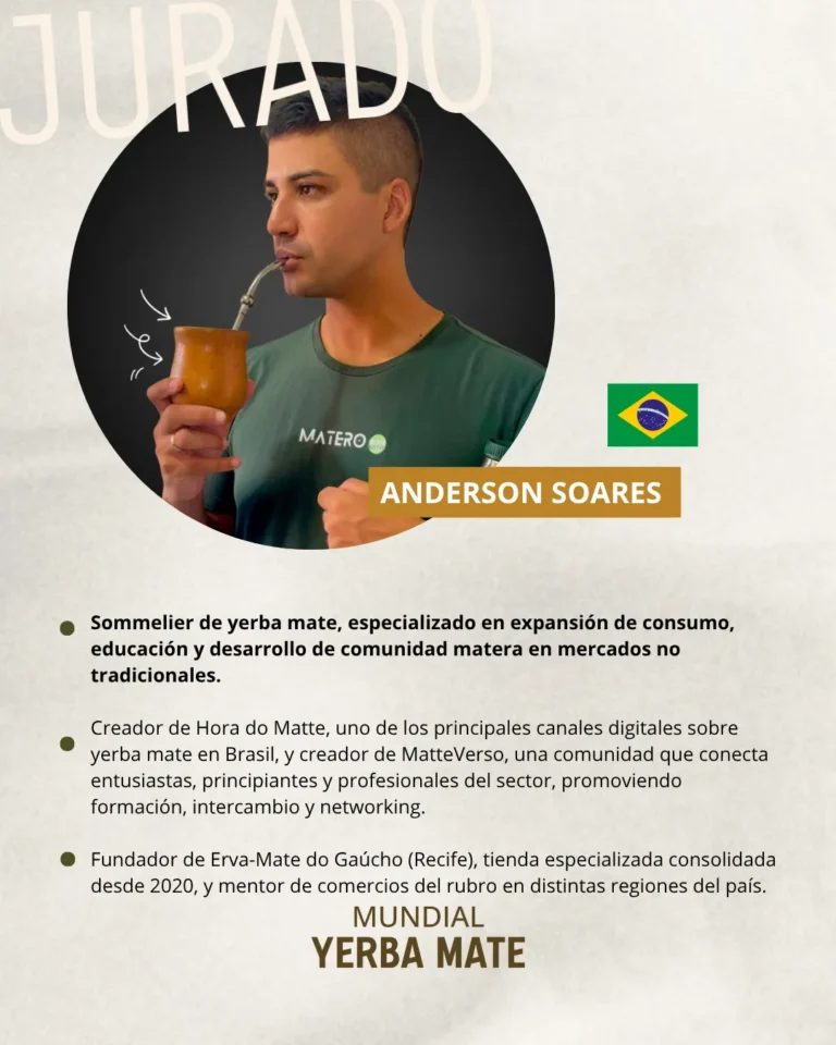 Jurado internacional del Mundial de la Yerba Mate