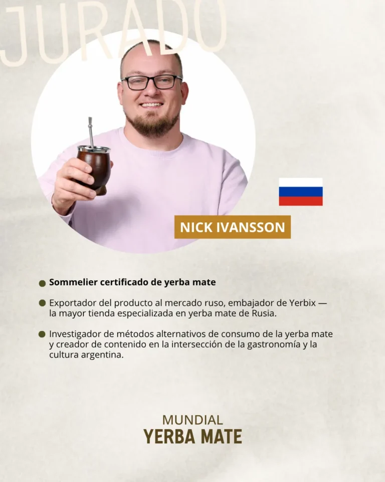 Jurado internacional del Mundial de la Yerba Mate