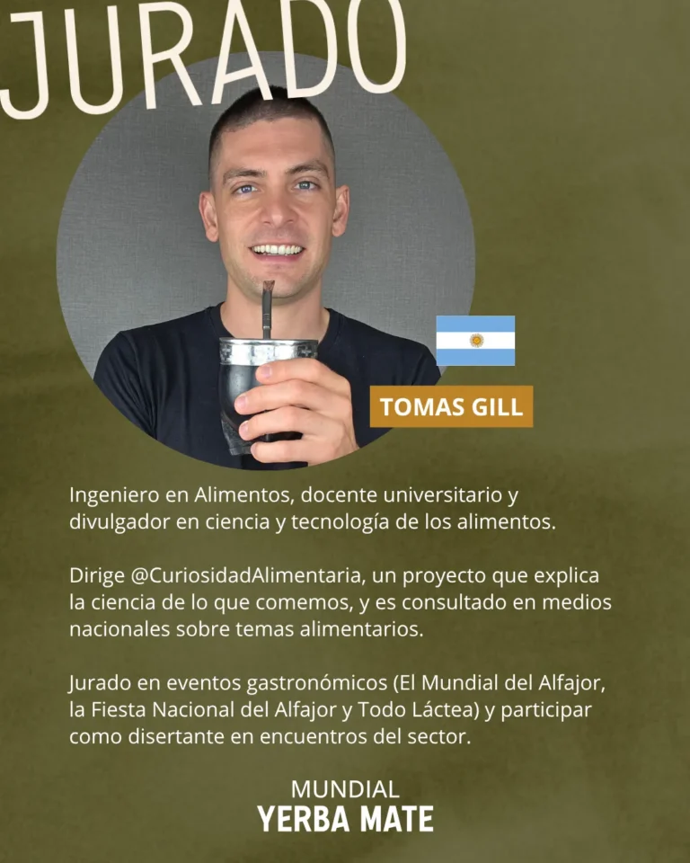 Jurado internacional del Mundial de la Yerba Mate