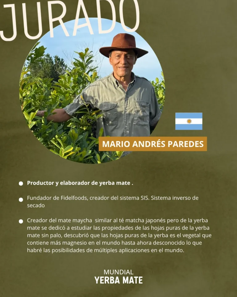 Jurado internacional del Mundial de la Yerba Mate