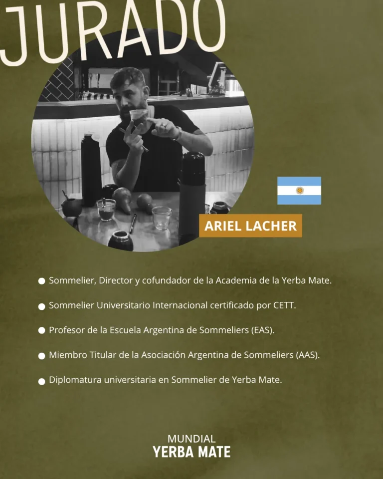 Jurado internacional del Mundial de la Yerba Mate