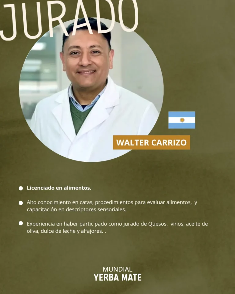 Jurado internacional del Mundial de la Yerba Mate