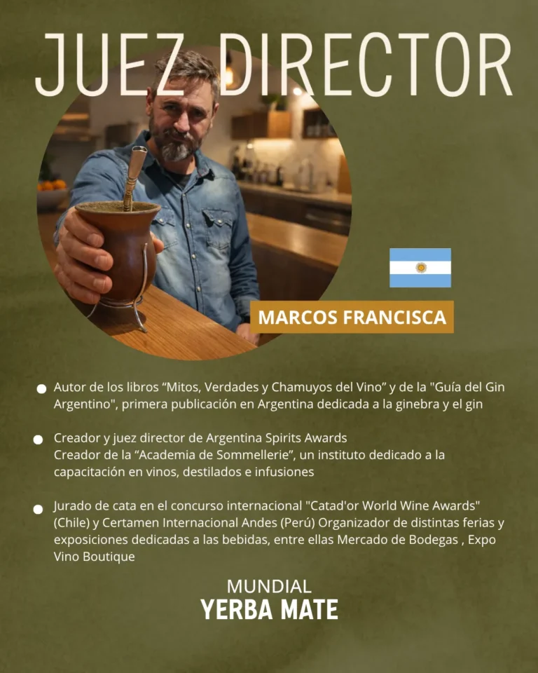 Jurado internacional del Mundial de la Yerba Mate